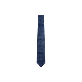 Ferragamo Jacquard Pointed Tip Tie