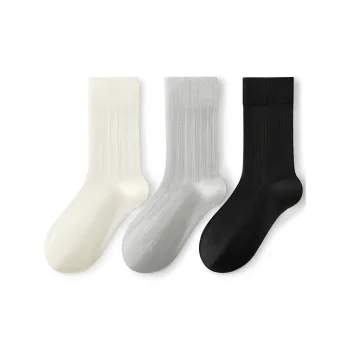 SHIWAJI Mid-Calf Socks Women's 3 Pack