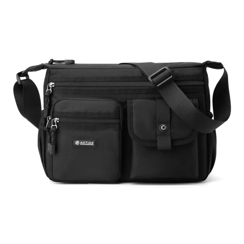 Yalu Oxford Crossbody Bag Regular Men's Gray/Black/Army Green/Dark Blue-1