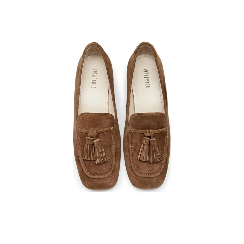 Joypeace Loafers Women's Brown/Gray-2