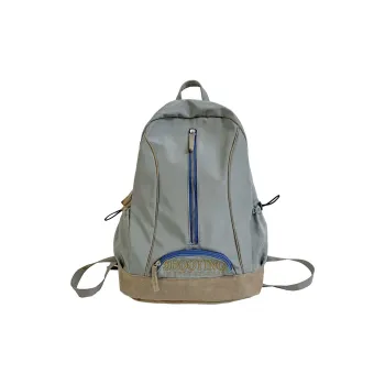 KAKAXI Nylon Backpack Unisex Gray/Green