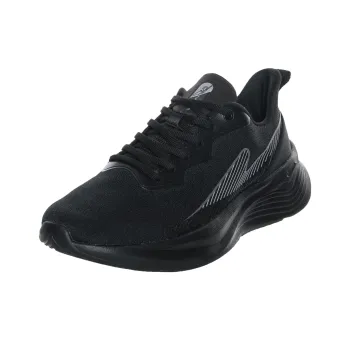 Erke Cushioning Wear Resistant Low Top Training Shoes Men's Black Gray