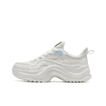 XTEP Cotton Candy Height Increasing Low Top Casual Shoes Women's Sail White