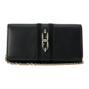 Furla Sirena Collection Leather Crossbody Bag, Shoulder Bag Women's Black