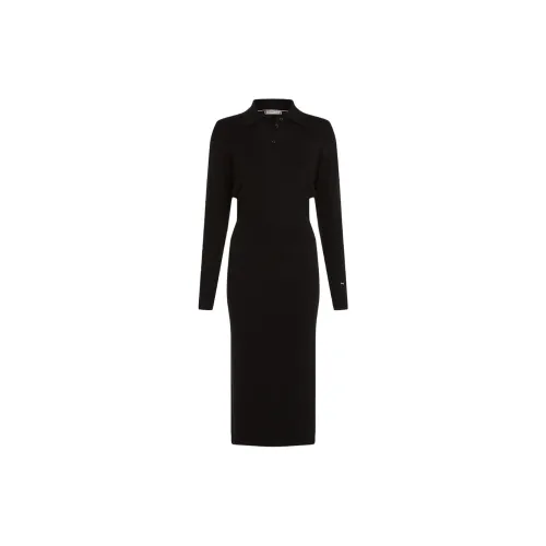 Tommy Hilfiger Long-Sleeved Dresses Women's Black