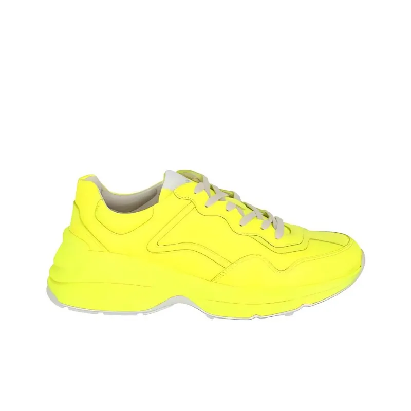 GUCCI Rhyton Low 'Yellow Fluorescent'-1