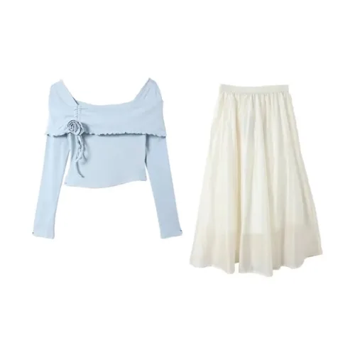 BEAUTIFUL CONFESSION Two Piece Skirt Sets Women's