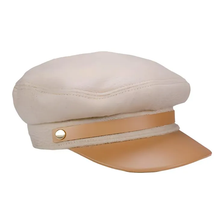 MaxMara Studio Cashmere Berets Women's Beige-2