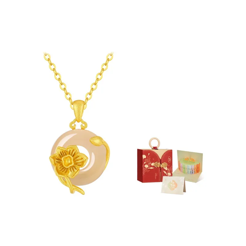 MAMADESHOUHU Chalcedony Jade Necklaces Women's-124