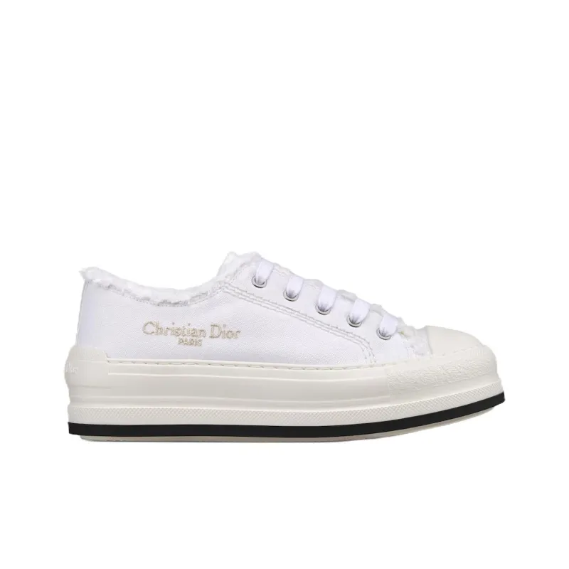 DIOR DIORIVIERA Low Top Skateboard Shoes Women's White-1