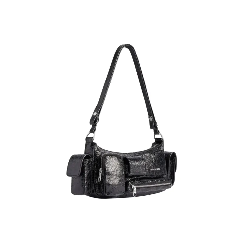 Balenciaga Superbusy Pocket Detailed Shoulder Bag-1