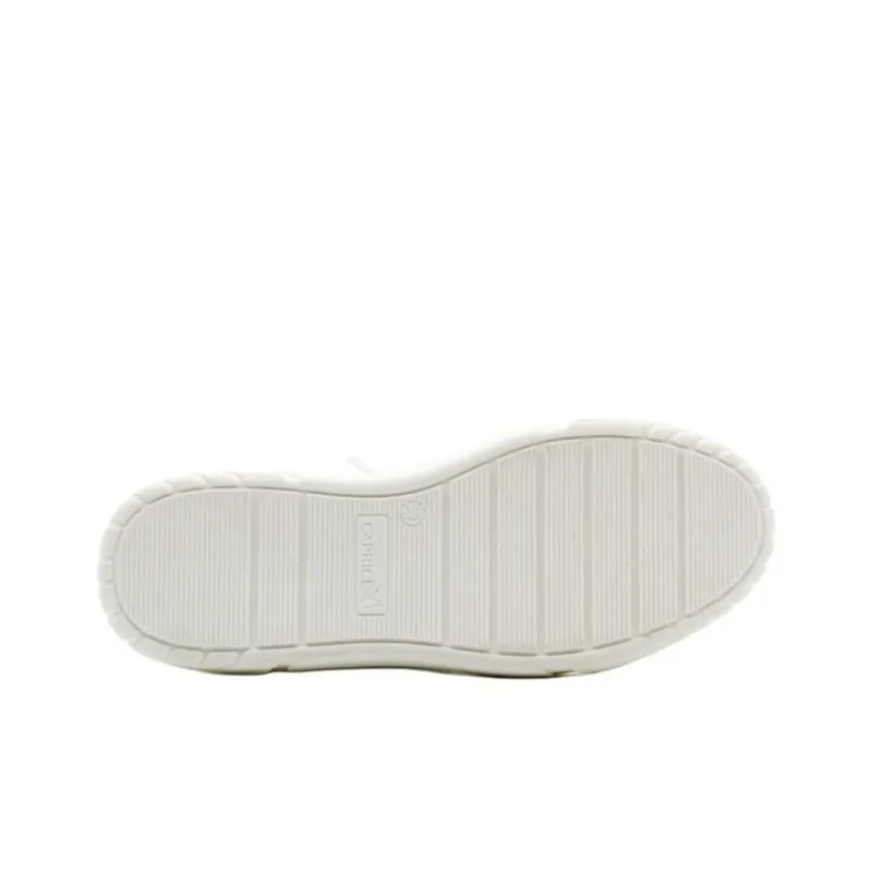 CAPRICE Slip-Resistant Low-Top Skateboard Shoes Women's White-4