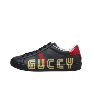 GUCCI Women's Ace Low 'Guccy Print   Black' Women's