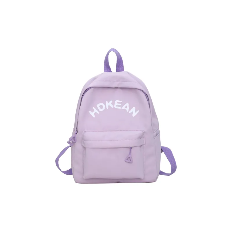 KAKAXI Nylon Backpack Unisex Black/Pink/Purple/Khaki/Green/White-5