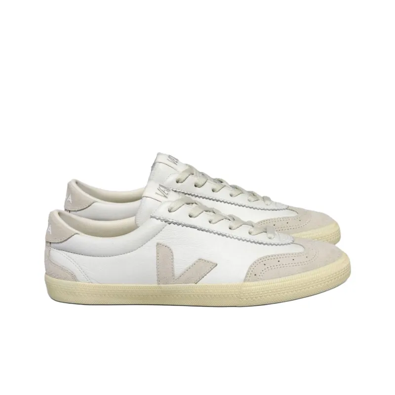 VEJA Volley Low Top Skateboard Shoes Unisex White-2