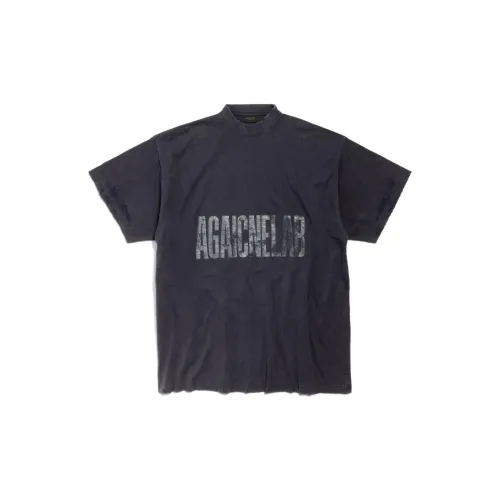 Balenciaga T-Shirts Men Dark Gray