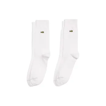 LACOSTE Knee-High Socks Men's 1 Pack White
