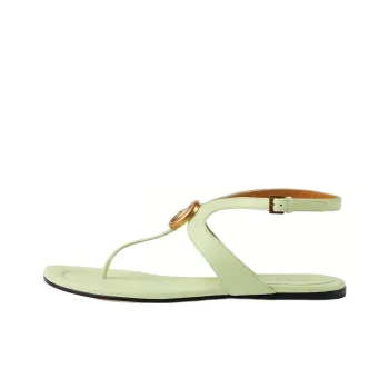 GUCCI One Strap Sandals Women's Light Green