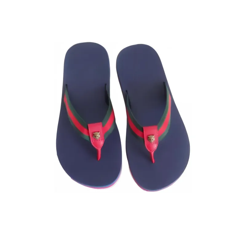 GUCCI Quiet Flip Flops Women's Blue-1