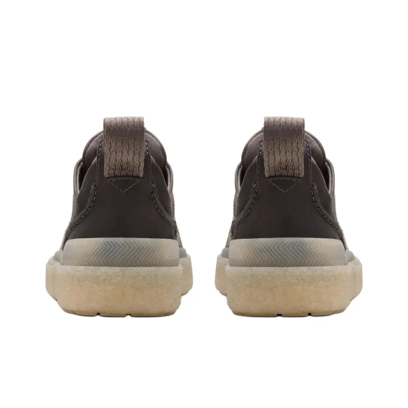 Clarks Low Top Skateboard Shoes Men's Gray-4