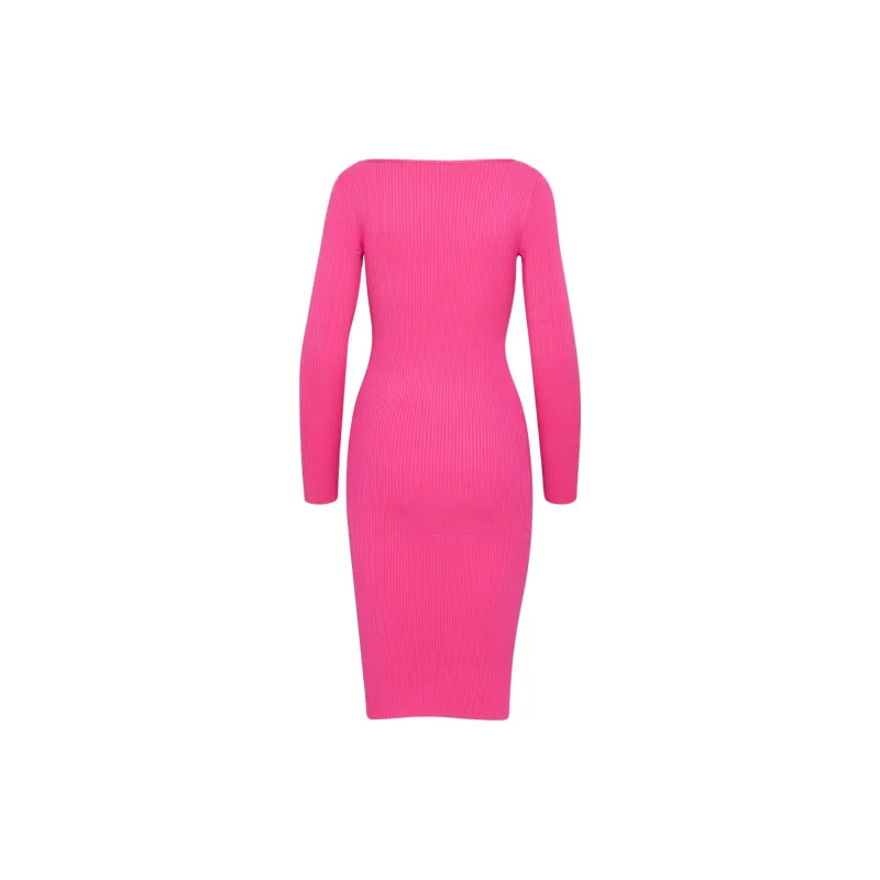 ARITZIA Wilfred Gabrielle Dress Long-Sleeved Dresses Women's Vital Pink/Vibrant Pink Red-1