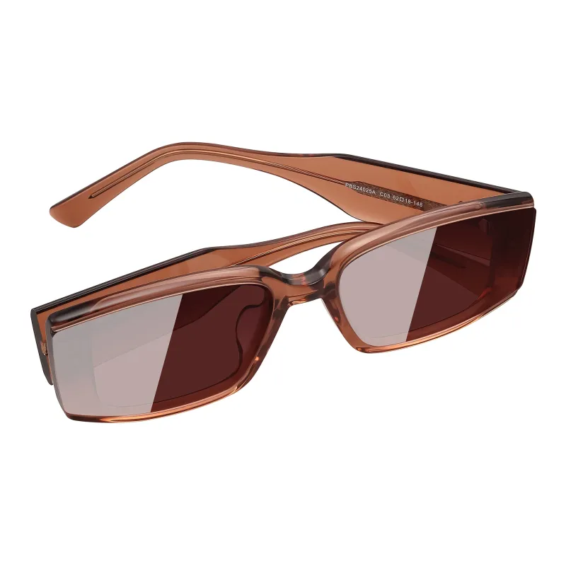 PULAIS Plate Frame Square Sunglasses Unisex-10