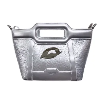 CULTIVATOR PU Handbag Shoulder Bag Crossbody Bag Small Size Women's Silver/Black