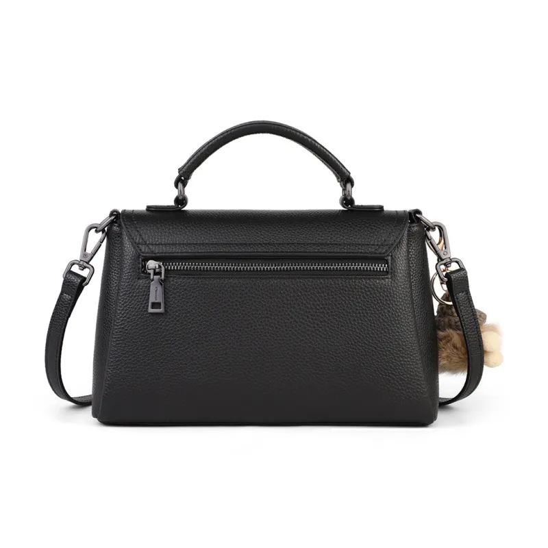 C°BANNER Cow Leather With Synthetic Leather Crossbody Bag, Handbag Regular Women's Black/Khaki/Dusty Blue/Ecru-8