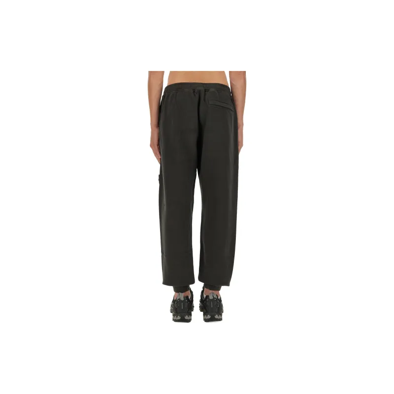 STONE ISLAND Logo Patch Tapered Leg Sweatpants-2