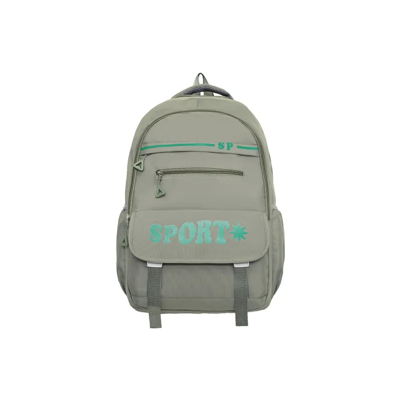 KAKAXI Nylon Backpack Regular Unisex Black/Purple/Blue/Green/Pink-7