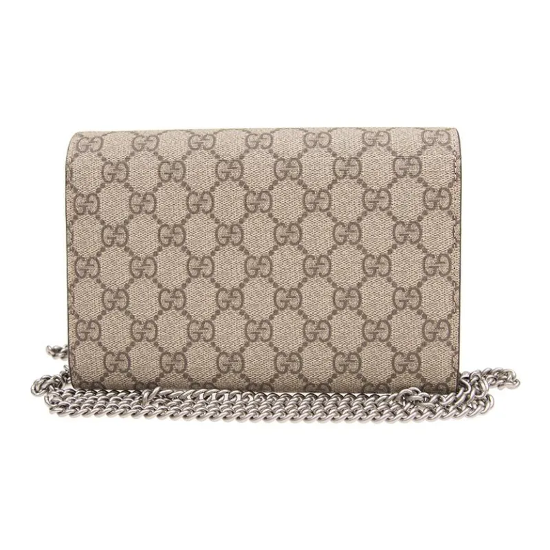 GUCCI Dionysus Canvas Crossbody Bag, Shoulder Bag Women's Ebony-3