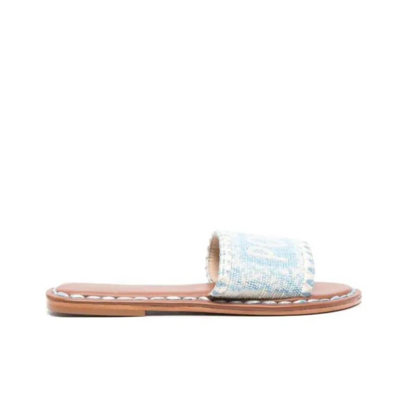 De Siena Slide Slippers Women's Blue-1