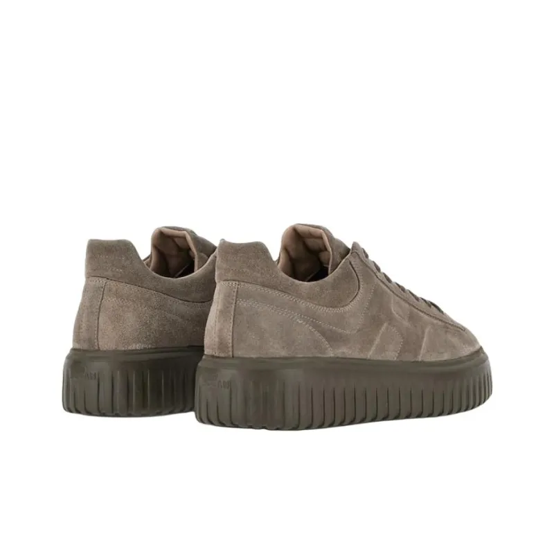 HOGAN H Striped Lace Up Sneakers-3