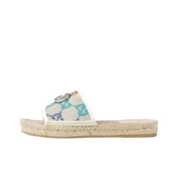 GUCCI Women's Gg Espadrille Slide 'Multi' Women's