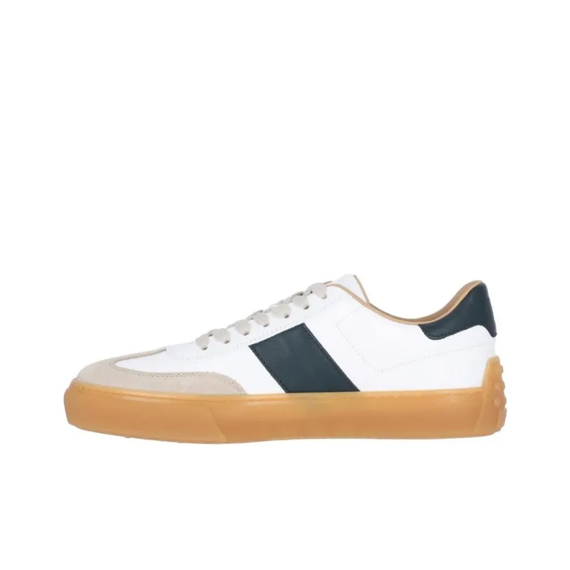 TOD'S Log Embossed Lace Up Sneakers-0