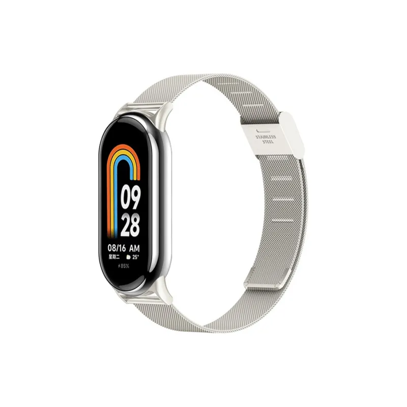 Yu Qing Compatible Xiaomi Smart Band 9/8/7 All NFC Version Smart Wristband Xiaomi Compatibility Watch Band 185mm Metal-2