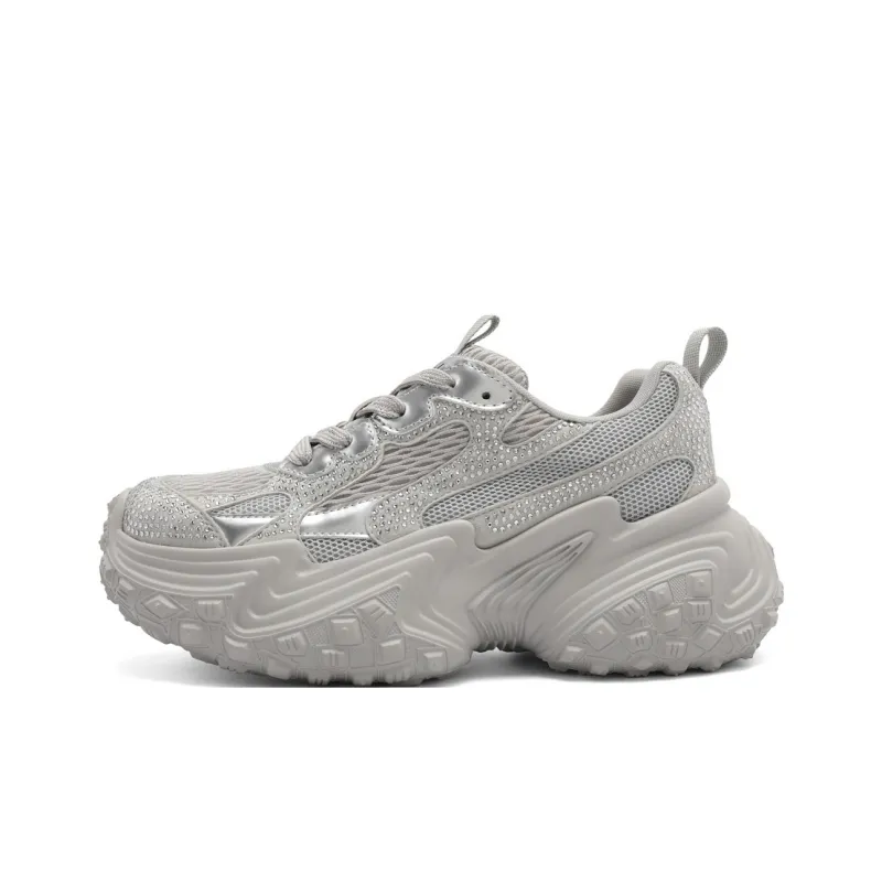 BELLE Anti-Slip And Wear-Resistant Lightweight Low-Top Chunky Sneakers Women's-5