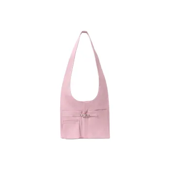 Gimaguas Cotton Fabric Portable Crossbody Bag, Shoulder Bag Women's Pink