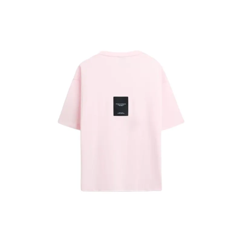 ZARA T-Shirts Men Pink-1