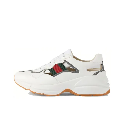 GUCCI Rython Cut Out White Women's