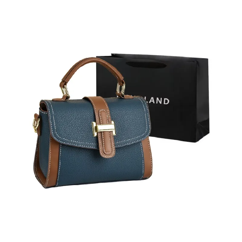 PINK·LAND PU Shoulder Bag, Handbag Regular Women's Plaid Coffee/Plaid Coffee/Black/Khaki/Blue/Ecru/Earth Yellow-7