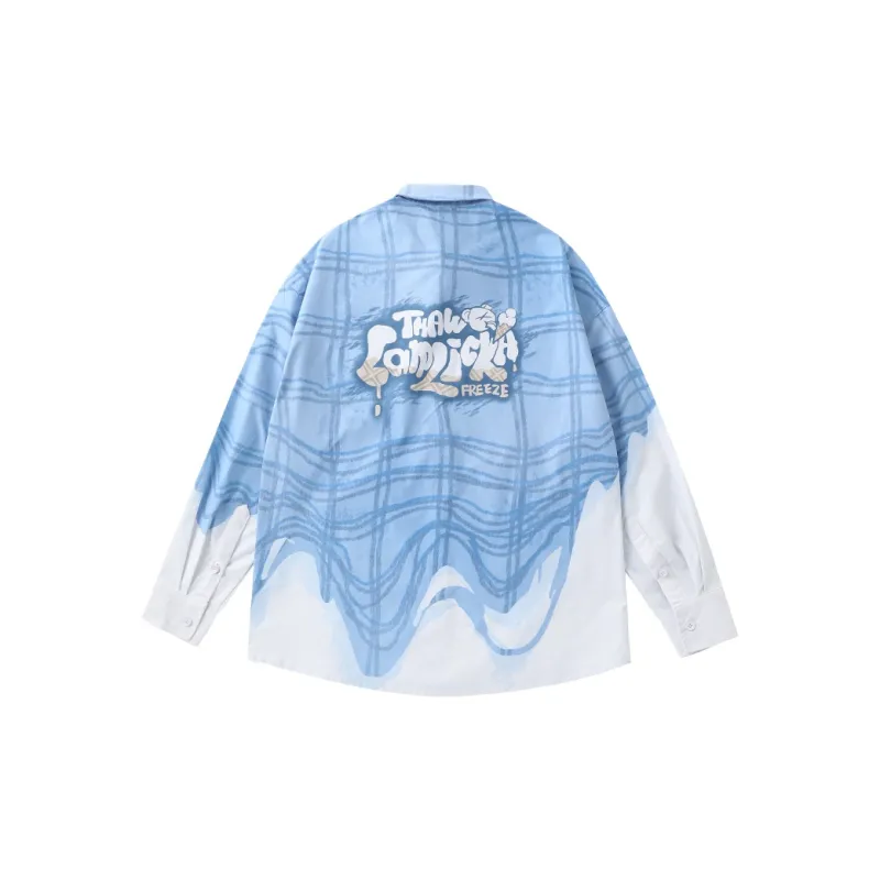 LAMLICKA Shirts Unisex Blue-1