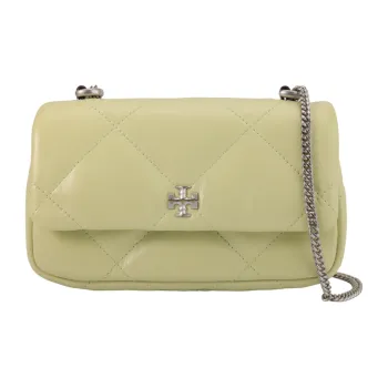 TORY BURCH Kira Cow Leather Crossbody Bag Shoulder Bag Mini Women's Lime Green