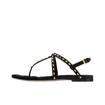 LOUIS VUITTON Celeste Strap Sandals Women's Black