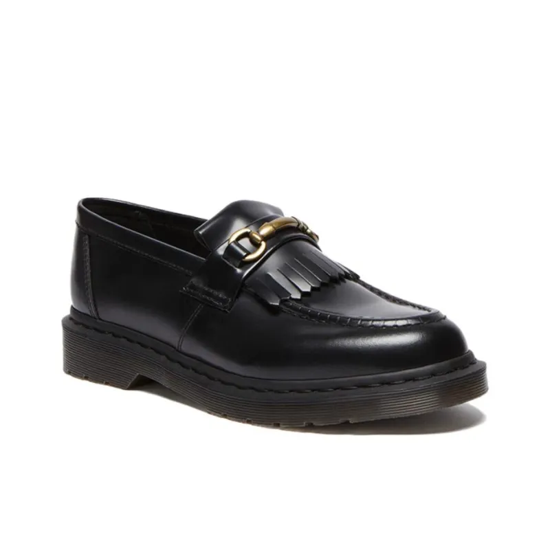 Dr. Martens Adrian Snaffle Smooth Leather Tassel Loafer Black-1