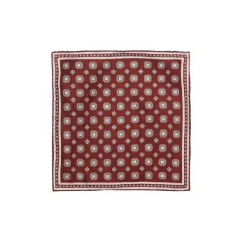 Brunello Cucinelli Geometric-print Silk Handkerchief
