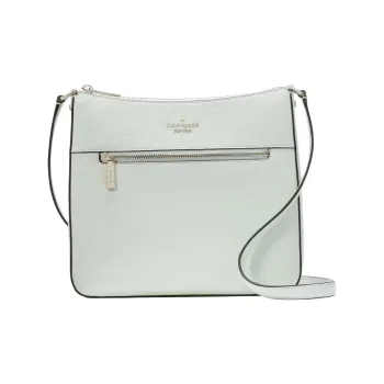 Kate Spade Leila Eggstone Grain Leather Shoulder Bag Crossbody Bag Women's Lime Snowflake