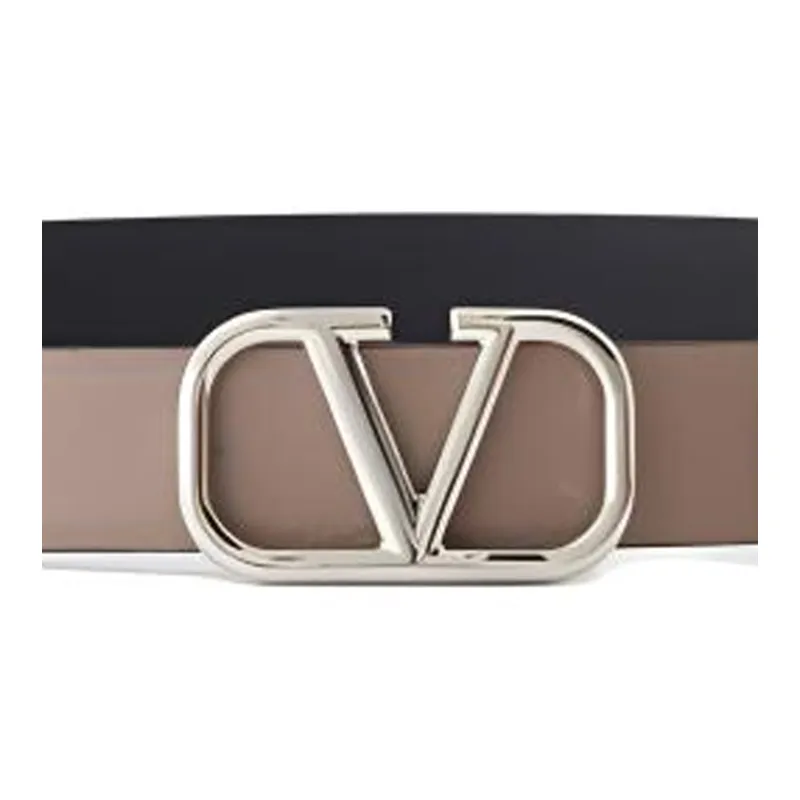 Valentino Garavani VLogo Buckled Reversible Belt-2