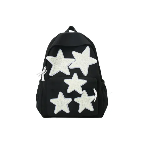 Bywhich Nylon Backpack Regular Women's Black/Red/Ecru/Blue
