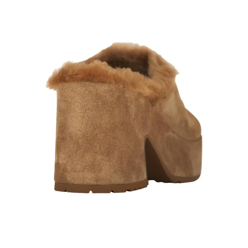 GIANVITO ROSSI Lyss Closed Toe Slippers 5.5cm Women's Brown-3
